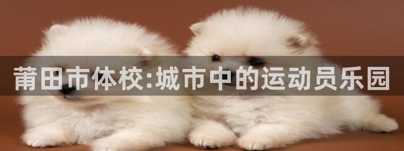 凯发官网下载平台注册要钱吗是真的吗:莆田市体校:城市中的运动